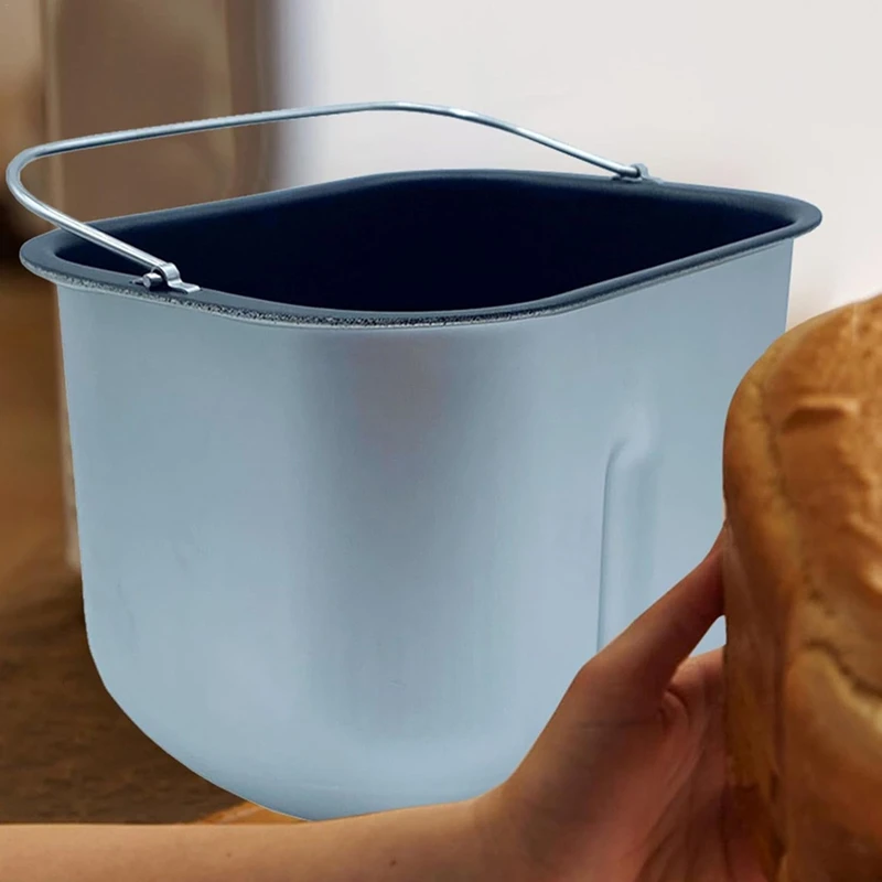 Bread Baking Pan Non-Stick Mixing Bread Bucket, Metal Bread Barrel Liner,Reusable Baking Barrel For Mixing Flour Dough