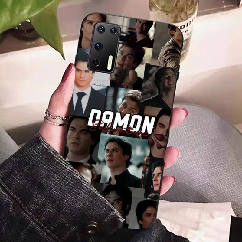 The Vampire Diaries Damon Custodia per telefono opaca per Huawei P 8 9 10 20 30 40 50 Pro Lite Psmart Honor 10 lite 70 Mate 20lite