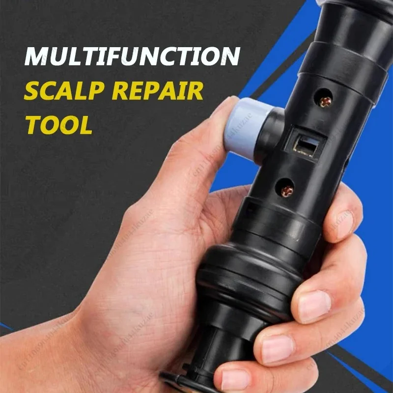 3-in-1 Multifunctional Repair Tool for Billiard Cue Leather Tip Curvature and Angle Trimming