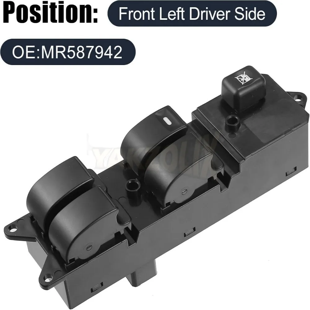 MR587942 MR587951 MR587941 For Mitsubishi Pajero Montero III 3 Lancer Triton L200 Sport Grandis Power Window Control Switch
