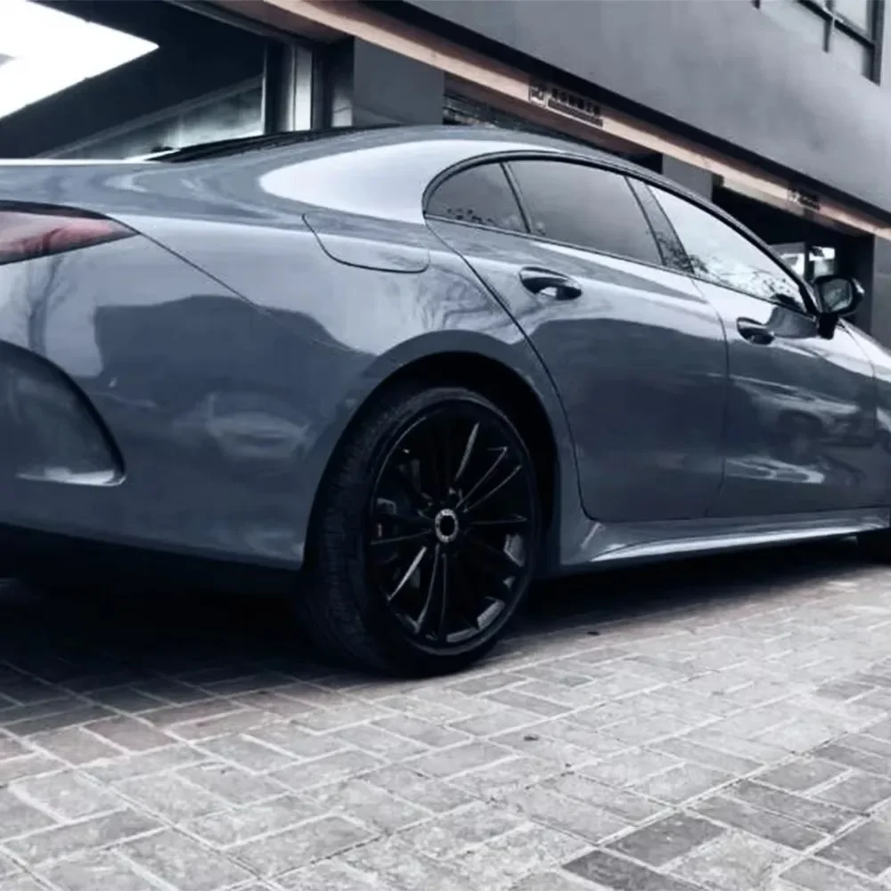 

Premium Cement Grey Car Sticker High Gloss Vinyl Wrap Vehicle Motorcycle Color Change Films Decal Modified Cover Accessories
