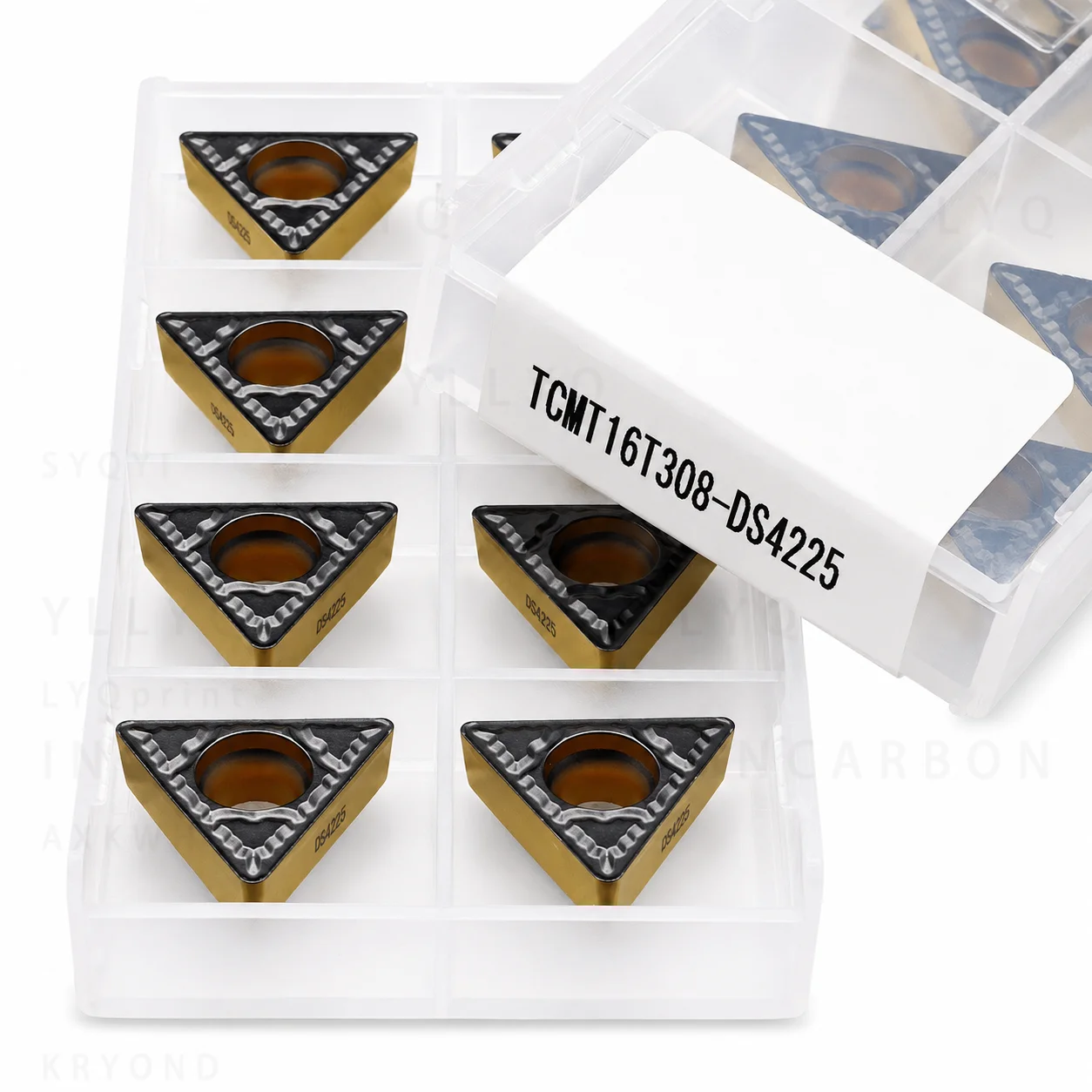 TCMT16T304/TCMT16T308/TCMT090204 DS4225 Carbide Turning Inserts for Stainless Steel CNC Lathe External Turning Tools view 6