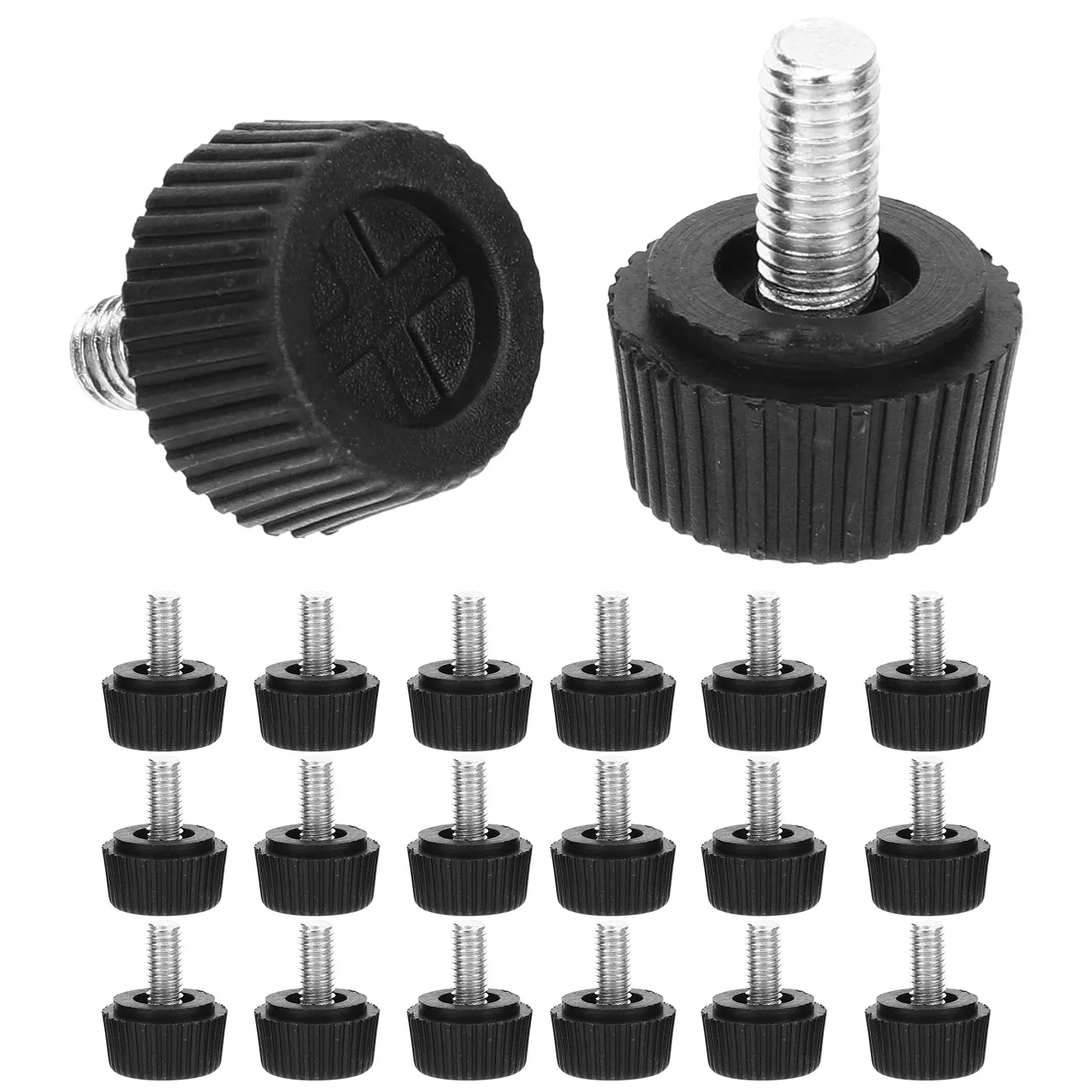 20Pcs Adjustable Furniture Levelers M6 Leveling Feet for Tables Shelves Cabinets Conference Rooms Restaurant Furniture Floor