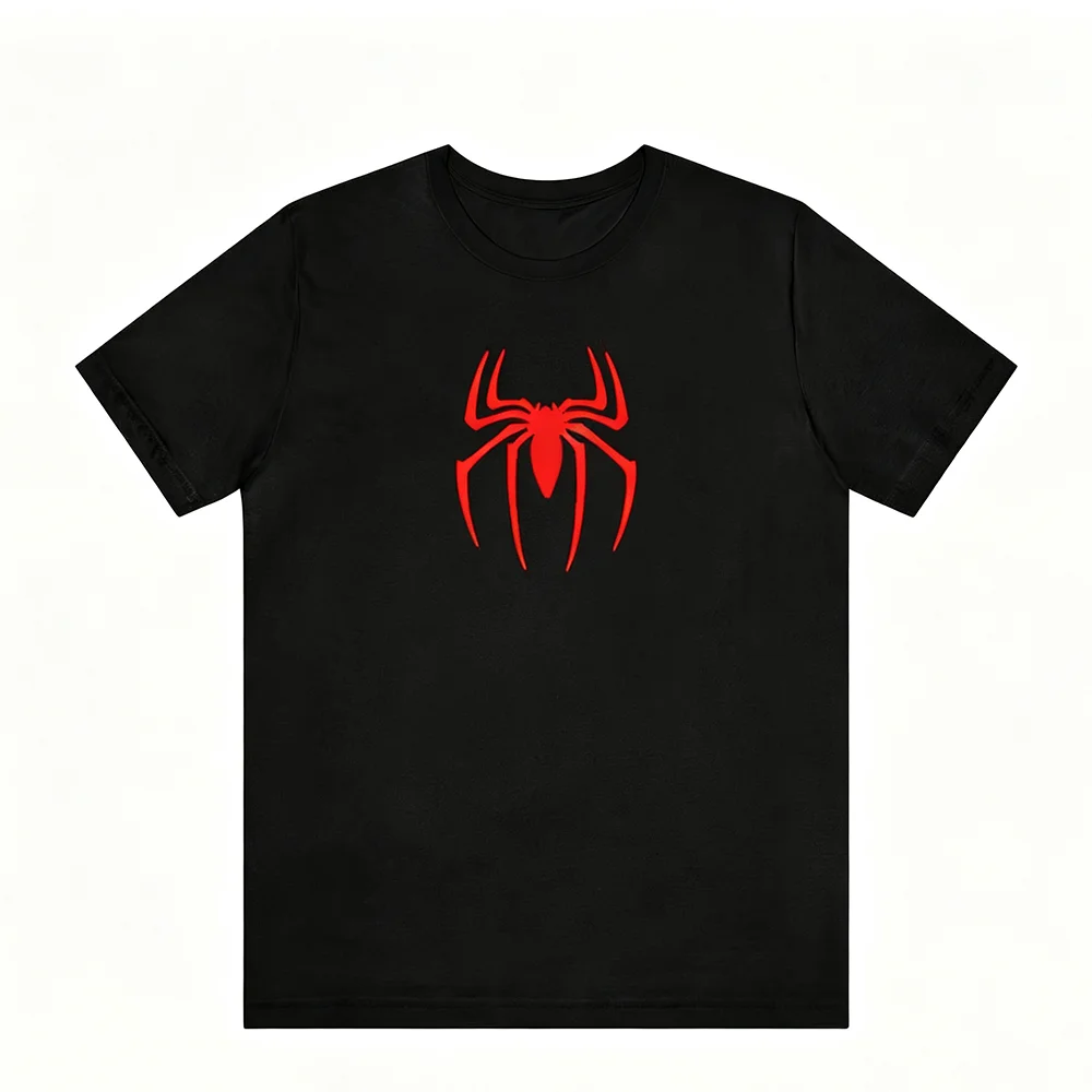 Funny Couples T-shirt Spider Shirt Gift for Him Gifts for Her Birthday Present Miles Morales Women Men Shirts Movie Harajuku Tpo