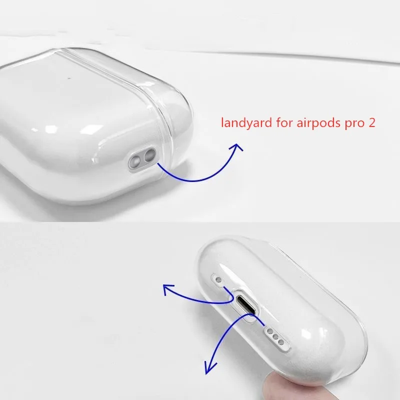 Transparent Case For Airpods Pro2 Soft TPU case airpod pro 2022 protector pro2 generation earphone accessories for Airpods Pro2