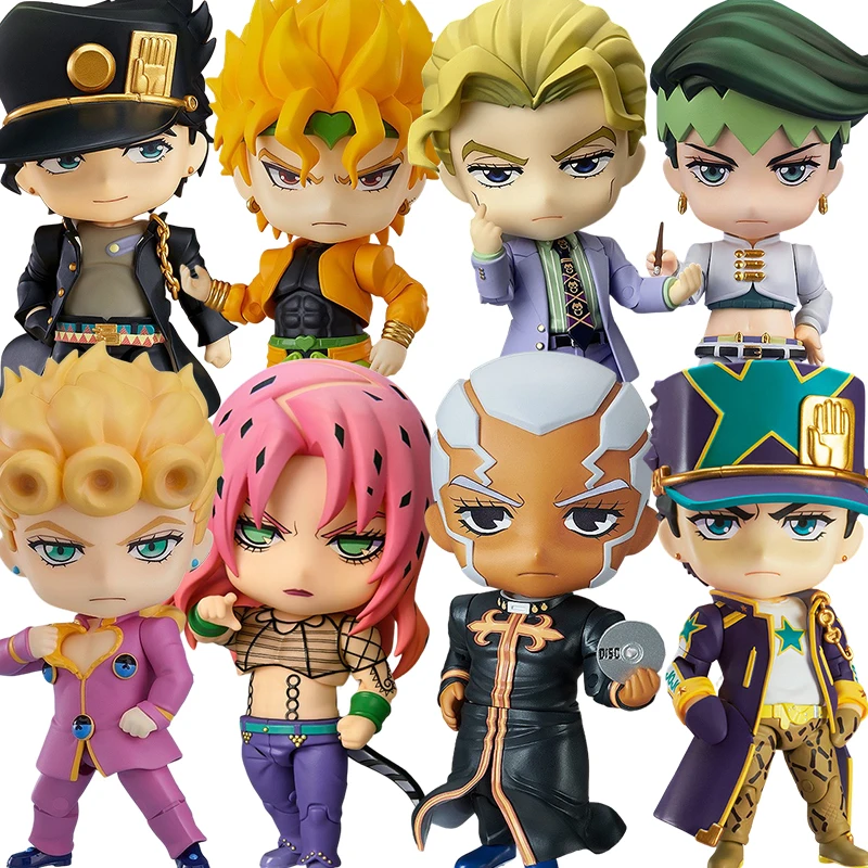 GSC Nendoroid Kujo Jotaro Kakyoin Noriaki Dio Giorno Bruno Buccellati Kishibe Rohan Higashikata Josuke Risotto Nero Guido Mista