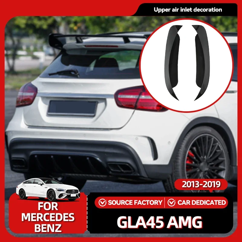 

Лидер продаж, молдинги для Mercedes-Benz GLA Class X156 GLA 200 260 GLA45 AMG 2013-2019, модифицированный задний бампер, верхний декор вентиляционного отверстия