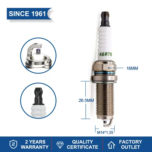 Imagen 2 del producto 2-8PCS China Original Bujías TORCH K6RTM3 Reemplazar para MN137919 4A92S 1.6L 3707020-04 TNN4G15B 1.5L Autopartes