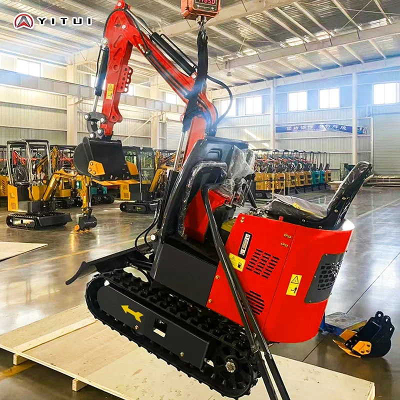 Mini escavatore personalizzato da 1,5 tonnellate con spedizione in fabbrica con mini escavatore cingolato con motore Kubota cabina Ce Epa Euro 5