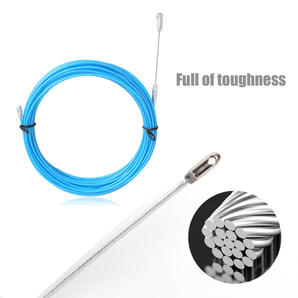 5-15M Electric Cable Tape Conduit Ducting Flexibility Anti-Aging Degree Cable Puller Wiring Installation Electrician Tool