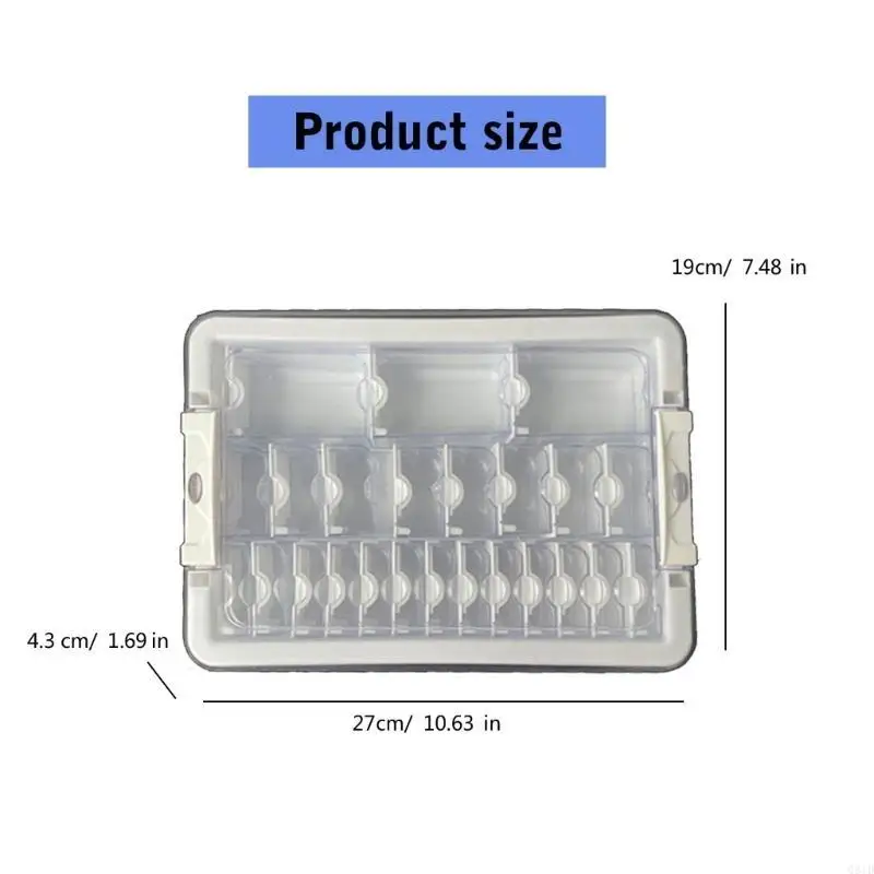 

Q81D Craft Beads Storage Container with Multiple Compartments for Enthusiasts