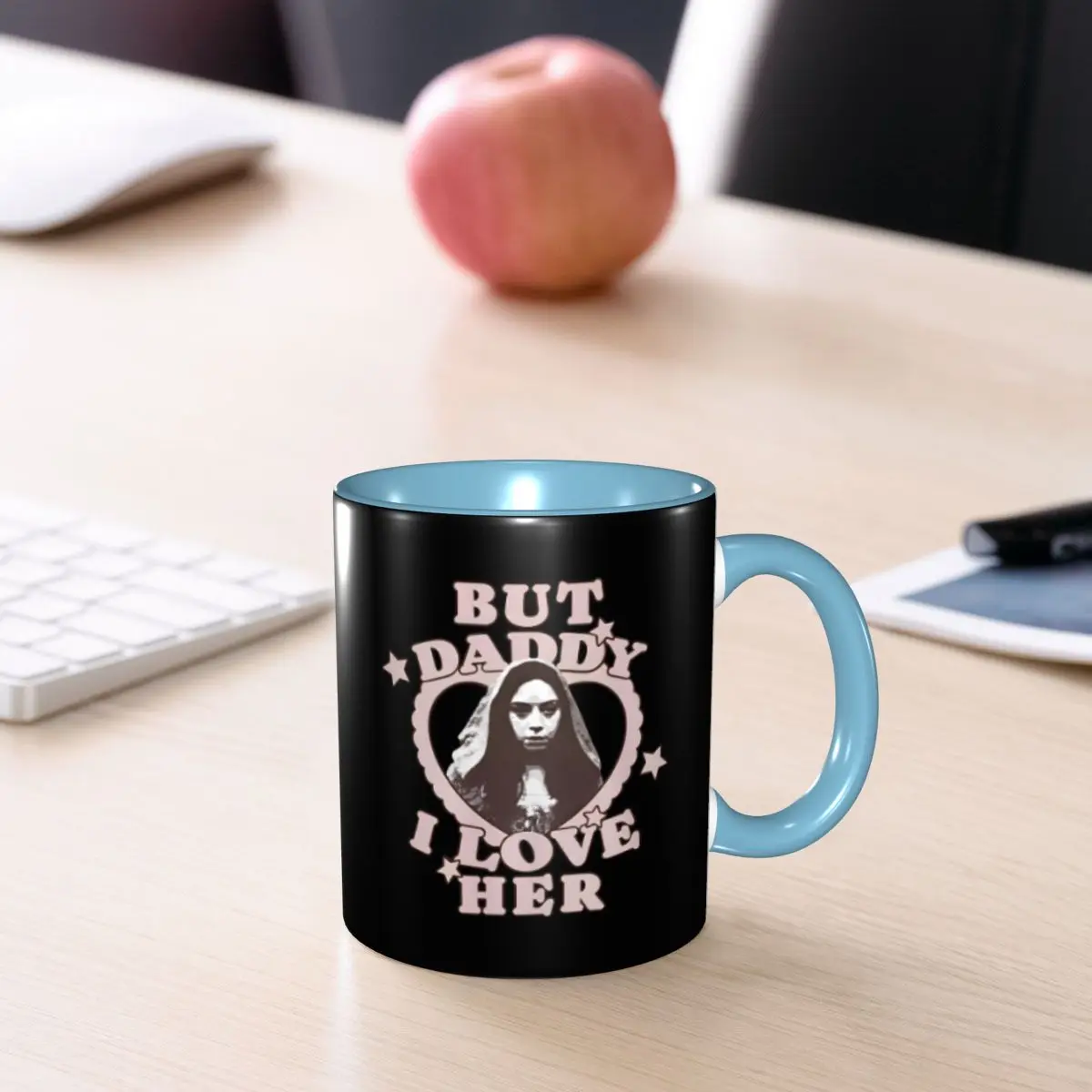 But Daddy I Love Her Aubrey Plaza Is Rio Vidal Mug Funny Ceramic Coffee Cups Tea Mugs Milk Cup Drinkware Gift for Woman Man