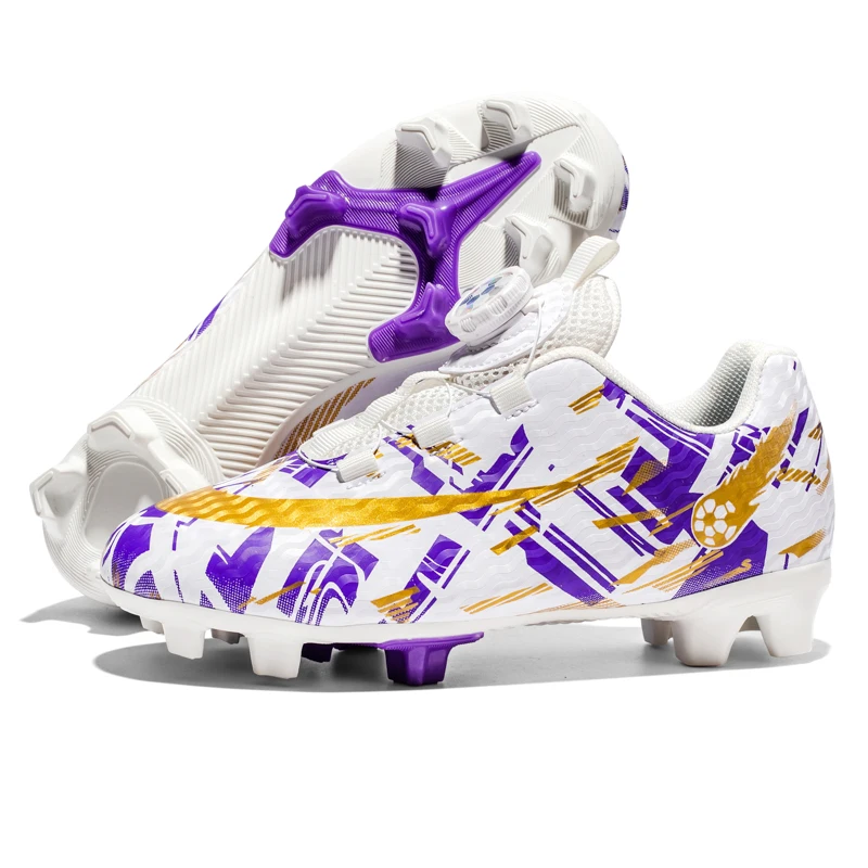 

2025 Football Shoes Men Football Boots Children Society Non Slip Outdoor TF/FG Soccer Shoes High Quality Boy Sneakers Grass Trai