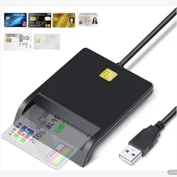 Portable Card Reader Suitable for ID DNIE ATM IC SIM Bank Card Reader Universal Smart Card Reading Tool Mobile for Phone Tablet