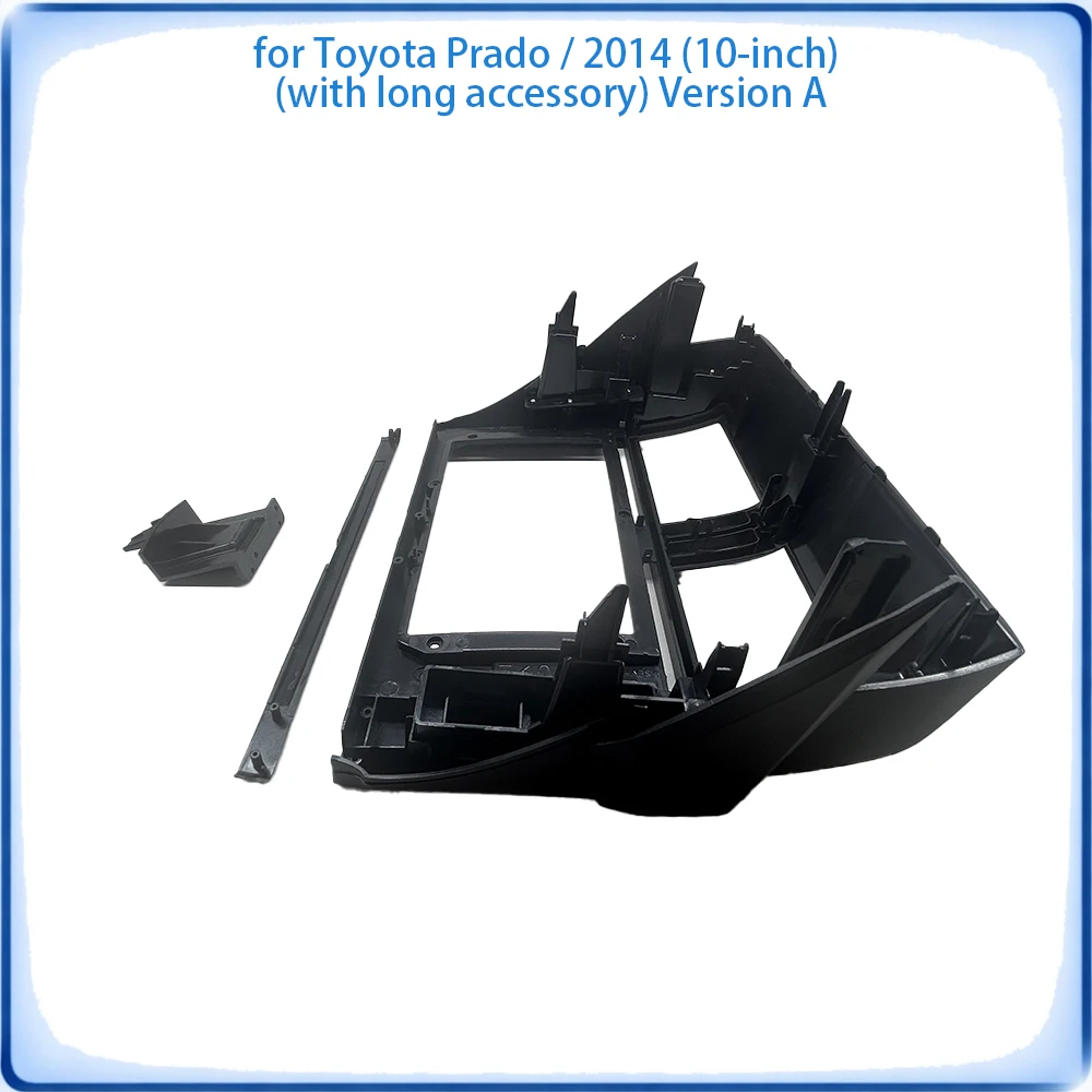 Car Radio Fascia Frame For Toyota Prado 2014 10 inch A Version With Long Accessories Canbus Decoder & Wiring Harness