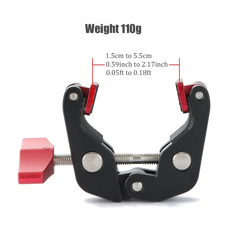 BFOLLOW Clamp Mount Aluminum with 3/8\