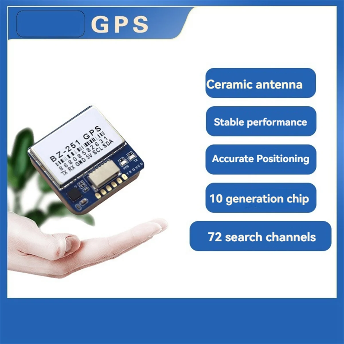 أعلى! BZGNSS BZ-251 نظام تحديد المواقع المزدوج بروتوكول للتحكم في الطيران FPV ثابت الجناح خارج التحكم العودة أجزاء الطائرة بدون طيار الإنقاذ