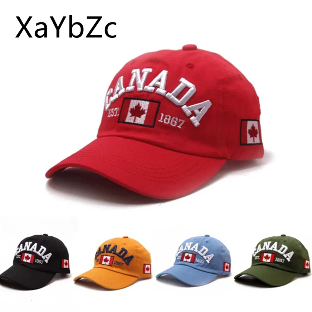 New Baseball Cap Unisex Canadian  Spring Summer Wild Sun Visor Popular Adult Letter Hat