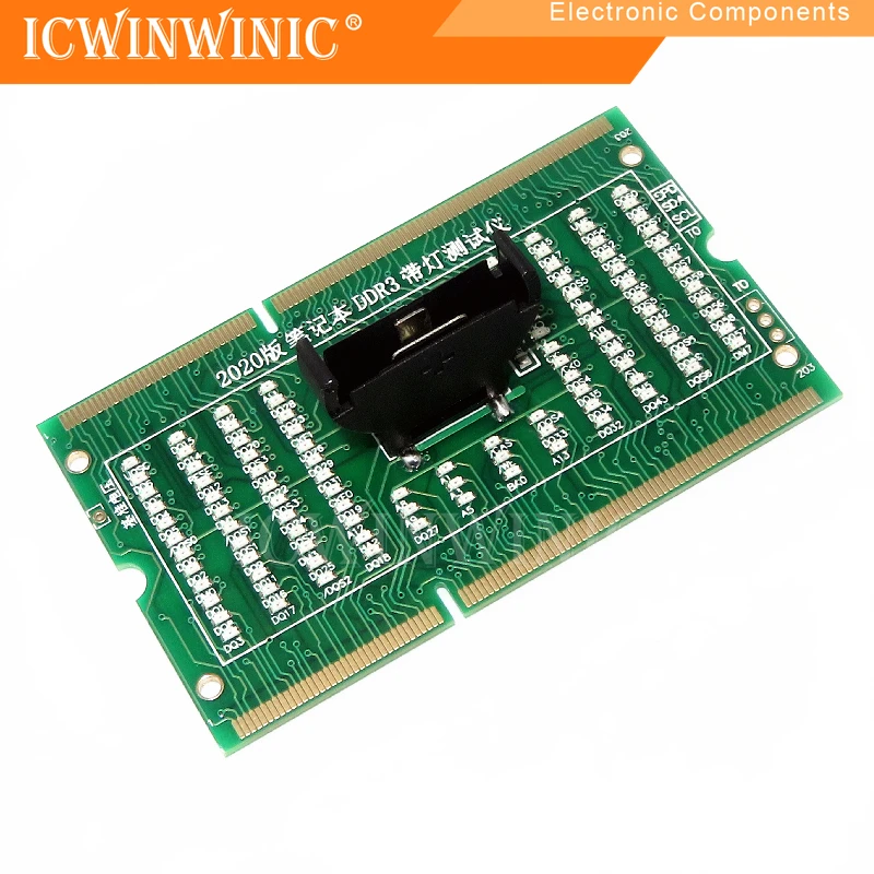 

1piece New notebook memory DDR3 forward and reverse dual-use tester with light