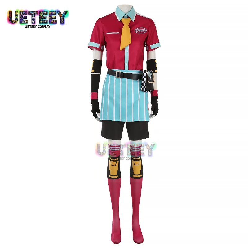 

UETEEY COS HEROS DINER Leonard Косплей Костюм Нестандартного Размера Аниме Одежда