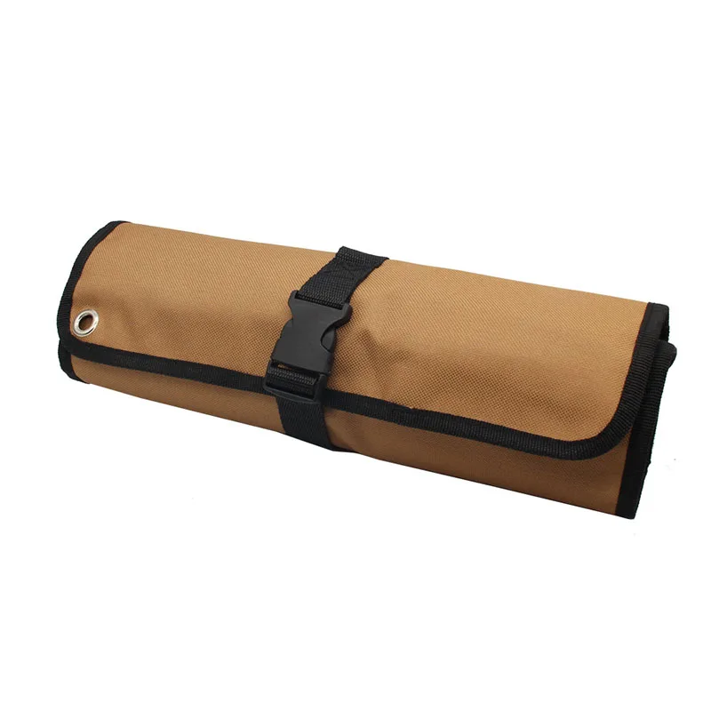 Multi-function Canvas Tool Bag wrench tool roll up Foldable Spanner Organizer Pouch Case hand tool Metal Parts storage bag 공구가방