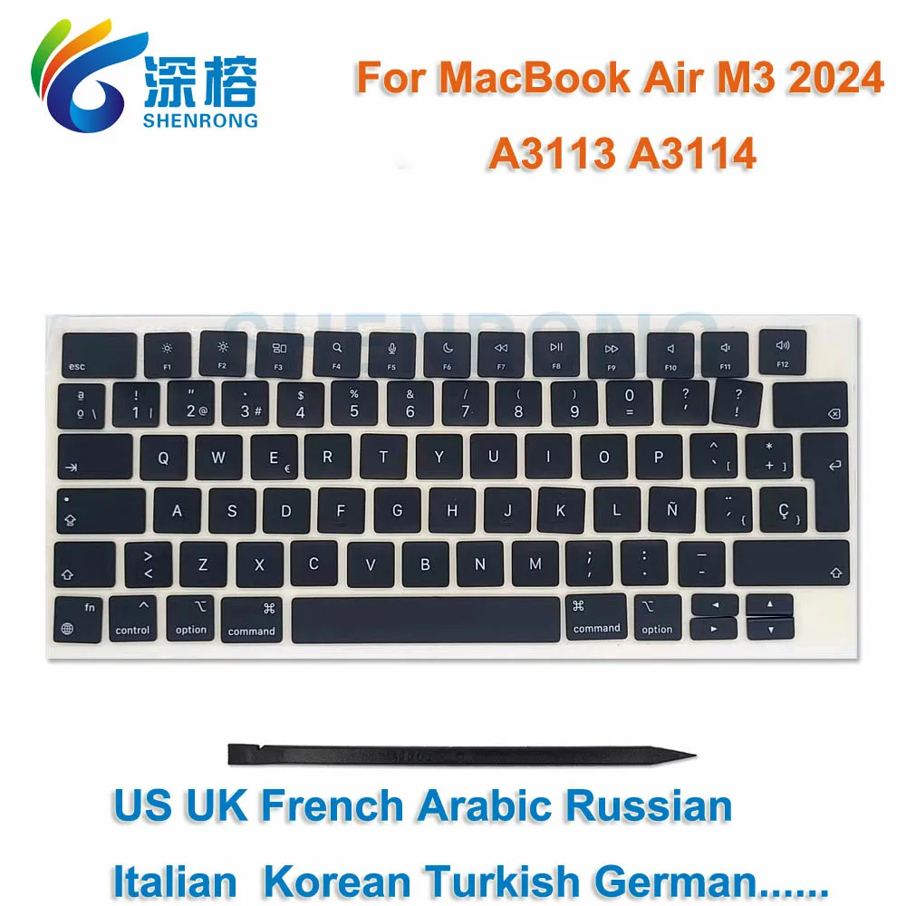 MacBook Air M3 2024 Keycaps Set A3113 A3114
