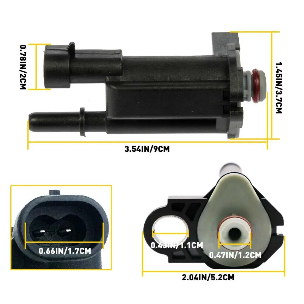 12576688 12581283 12582627 2141077 EVAP Vapor Canister Purge Solenoid Valve For 2004-2006 CHEVROLET AVALANCHE 1500 2500 EV-0077