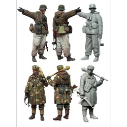 1/35 Scale Die-cast Resin Figure  Character Model Assembly Kit (2 People) Unpainted Free Shipping