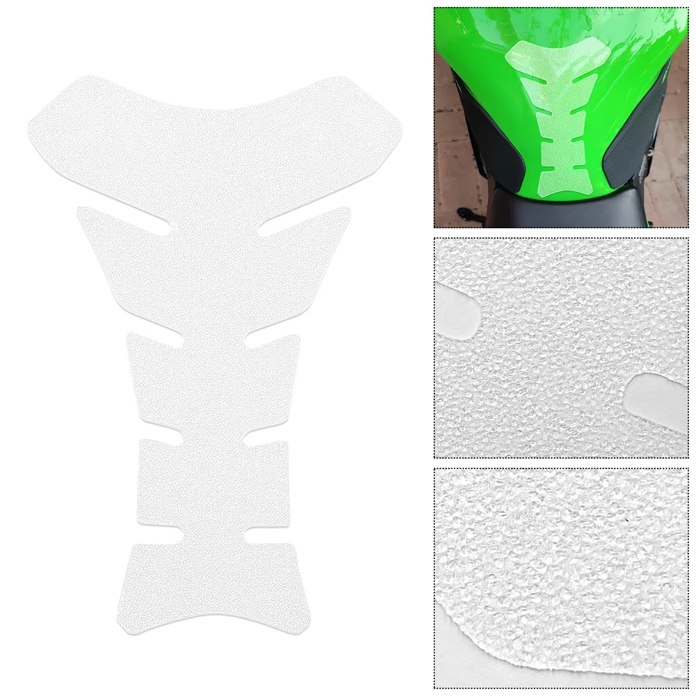 Motorcycle Universal Frosted Black/Clear Tank Pad Stickers Oil Gas Protector for Honda Yamaha Kawasaki Suzuki