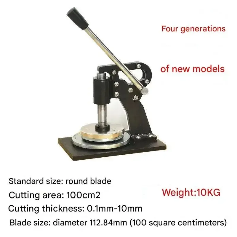 

【Best-selling】Automatic Fabric Cutter Circle Punch Buttons Scale Gsm Weight Machine Hand Fabric Sample Round Cutter for Textile
