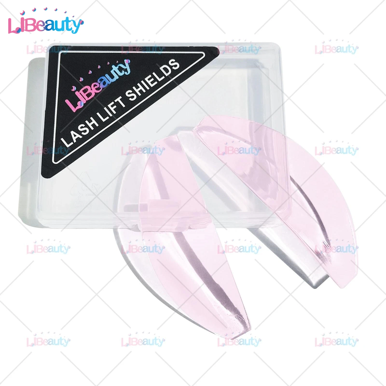 Libeauty, 1 par de almohadillas para permanente de pestañas de silicona, varillas para pestañas, escudo de elevación, rizador de pestañas 3D, accesorios, aplicador, herramientas de maquillaje