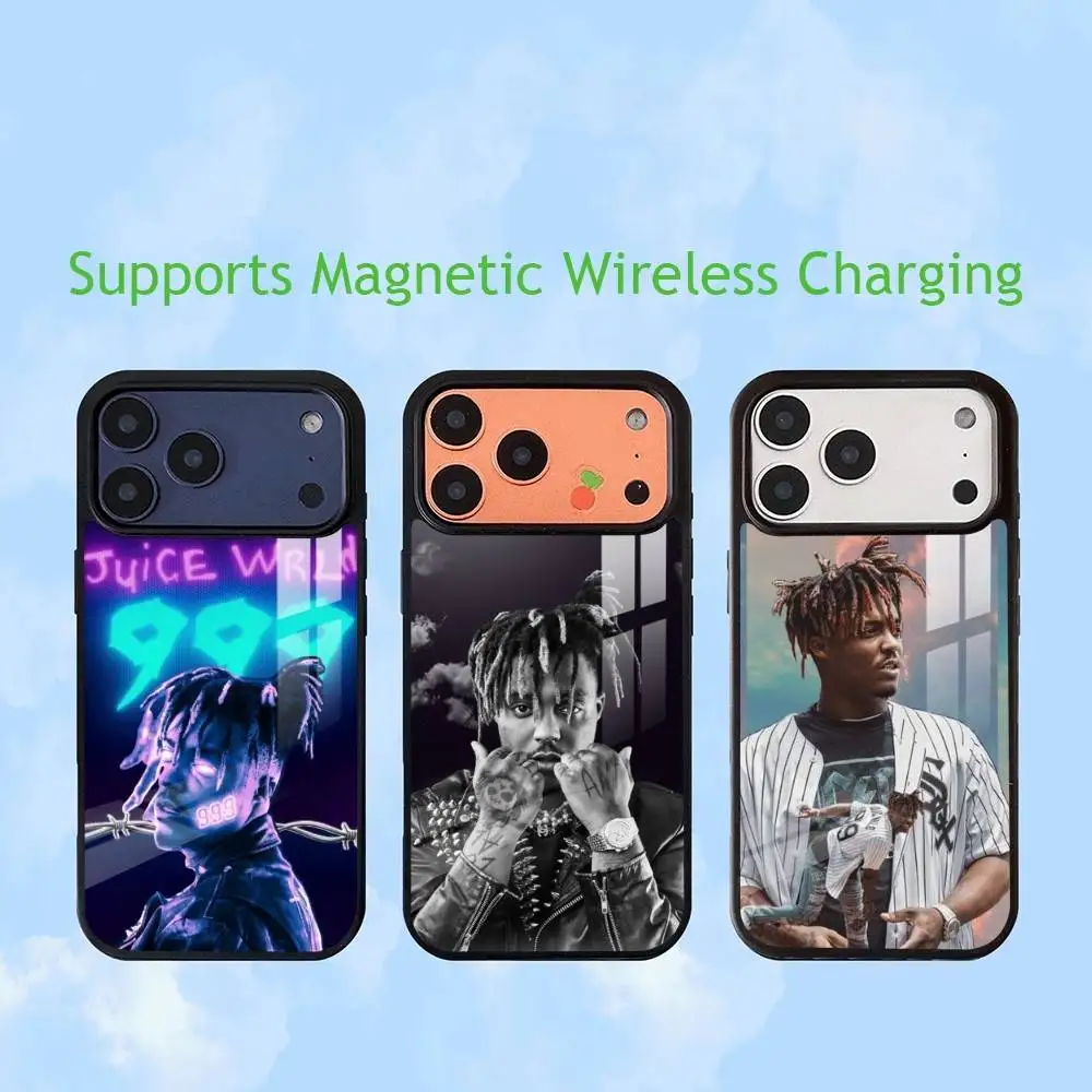 J-Juice W-WRLD Rapper  Phone Case For iPhone17,16,15,14,13,12,11 Plus,Pro Compatible with magnetic wireless charging