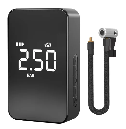 

Hifly Portable 12V Air Compressor Car Tyre Inflator Heavy Duty Pump Tire Inflator for Car and Home With LED Light