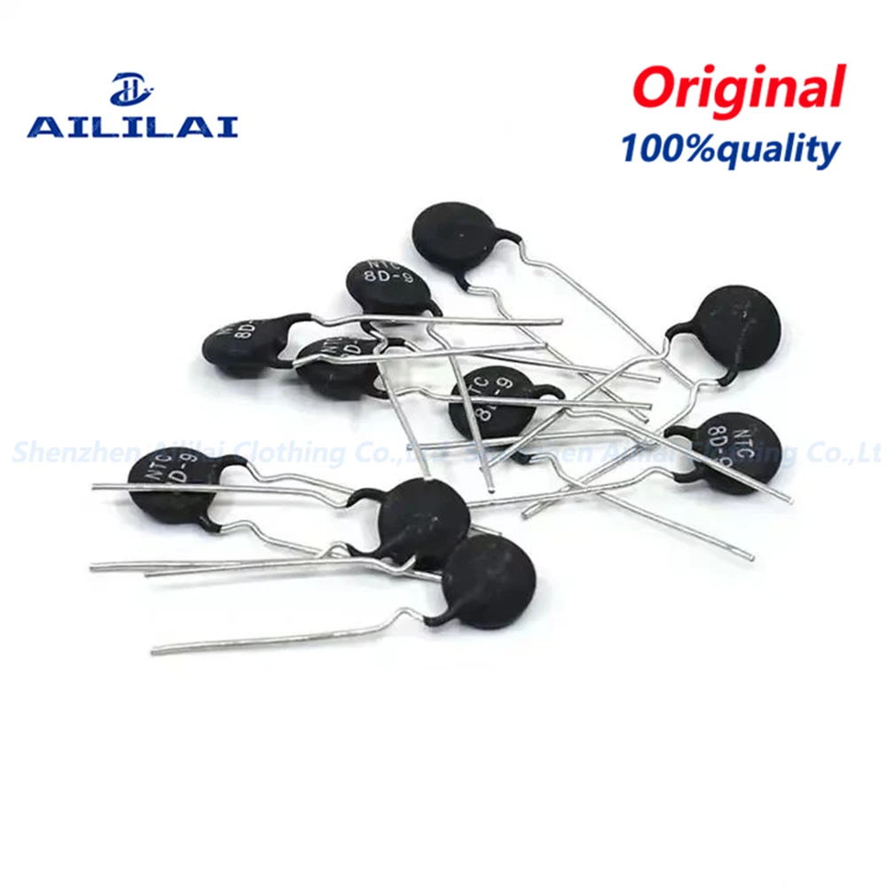 10pcs NTC 5D 8D 10D-9 10D-11 10D-13 10D-15 10D-20 10D-25 47D-15 Thermistor 5D-7 5D-9 5D-11 5D-15 5D-20 8D-20 Thermal Resistor