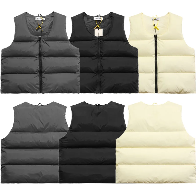 

Cole Buxton Премиум осень/зима однотонный универсальный хлопковый кардиган на молнии жилет повседневная куртка