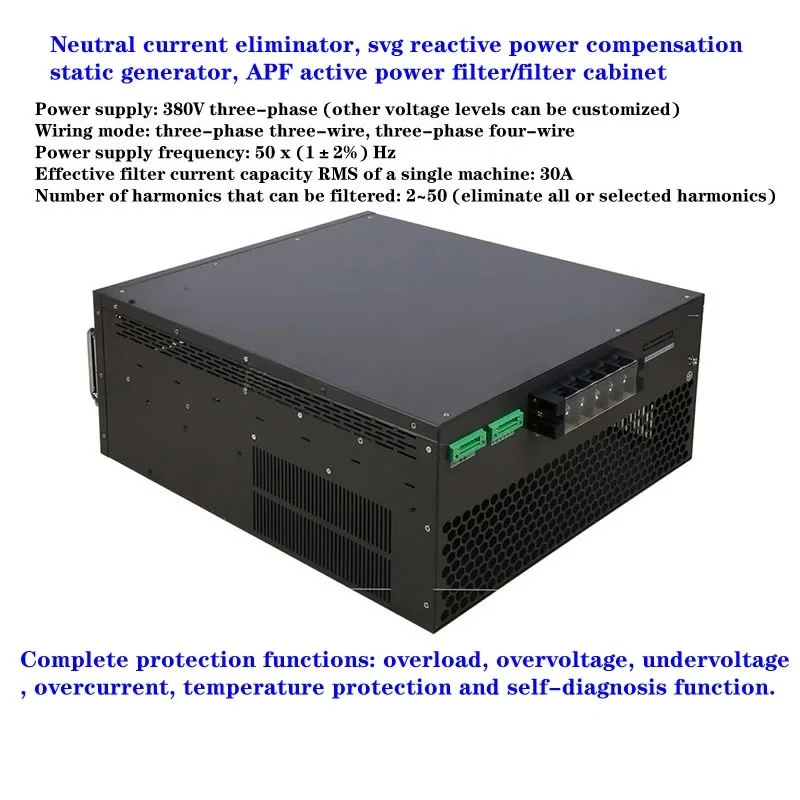 

Active Power Filter, Neutral Current Canceller, SVG Reactive Power Compensation Static Generator