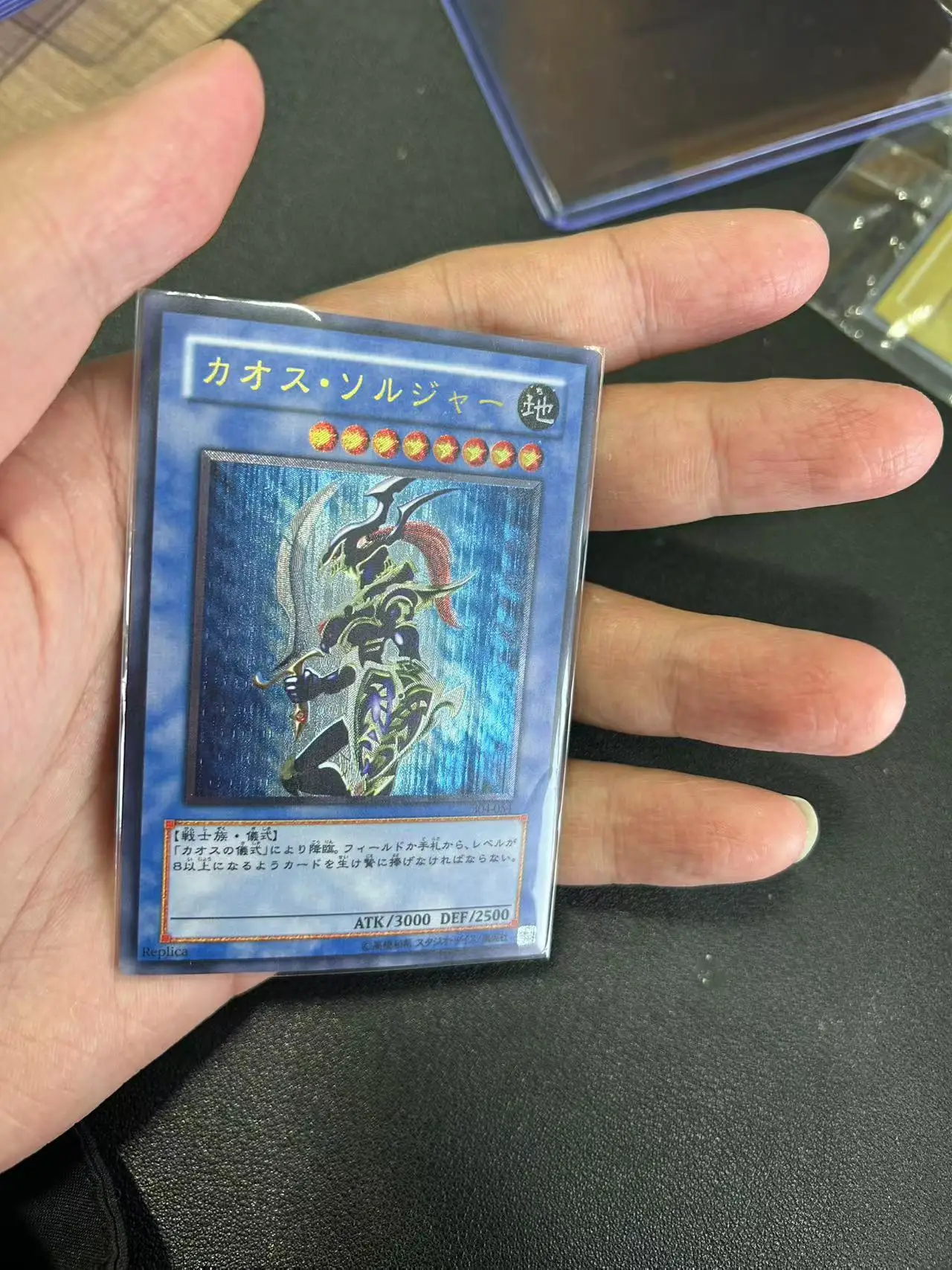 Yu Gi Oh Ultimate Rare/UTR OCG Black Luster Soldier(304-054) Japanese Collection customize Game Card (Not Original card)