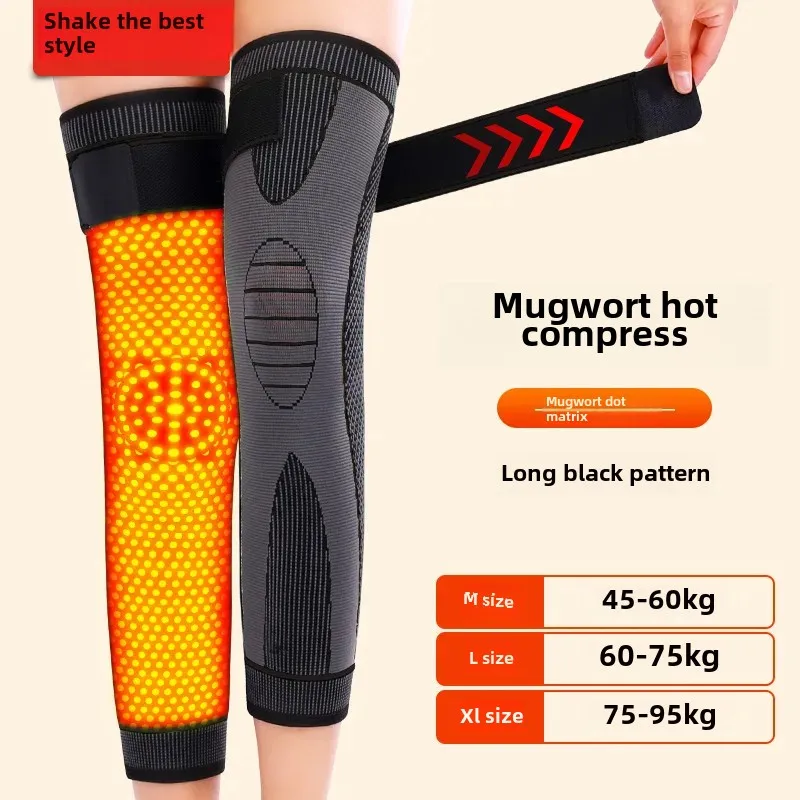 Autumn Winter Warm Knee Sleeve Self-Heating Protective Knee Pad For Middle-Aged And Elderly Prevents Cold And Relieves Arthritis