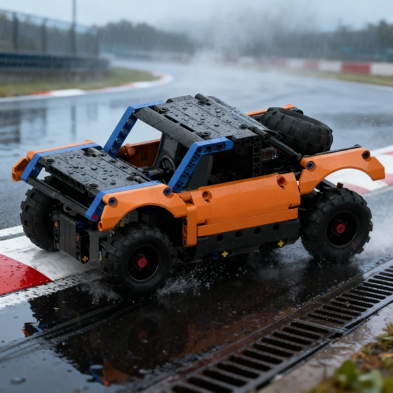 557pcs MOC Mini Trophy Truck Technical Model Building Blocks Construction Toy Idea Education Christmas Gifts Brick Birthday