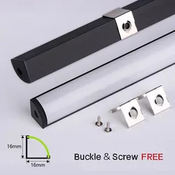 AC220V LED Bar Light Tube V Shaped 50cm 72LEDs Aluminum Profile for Kitchen Cabinet Wall Corner Linear Home Decor SMD2835 Lamp