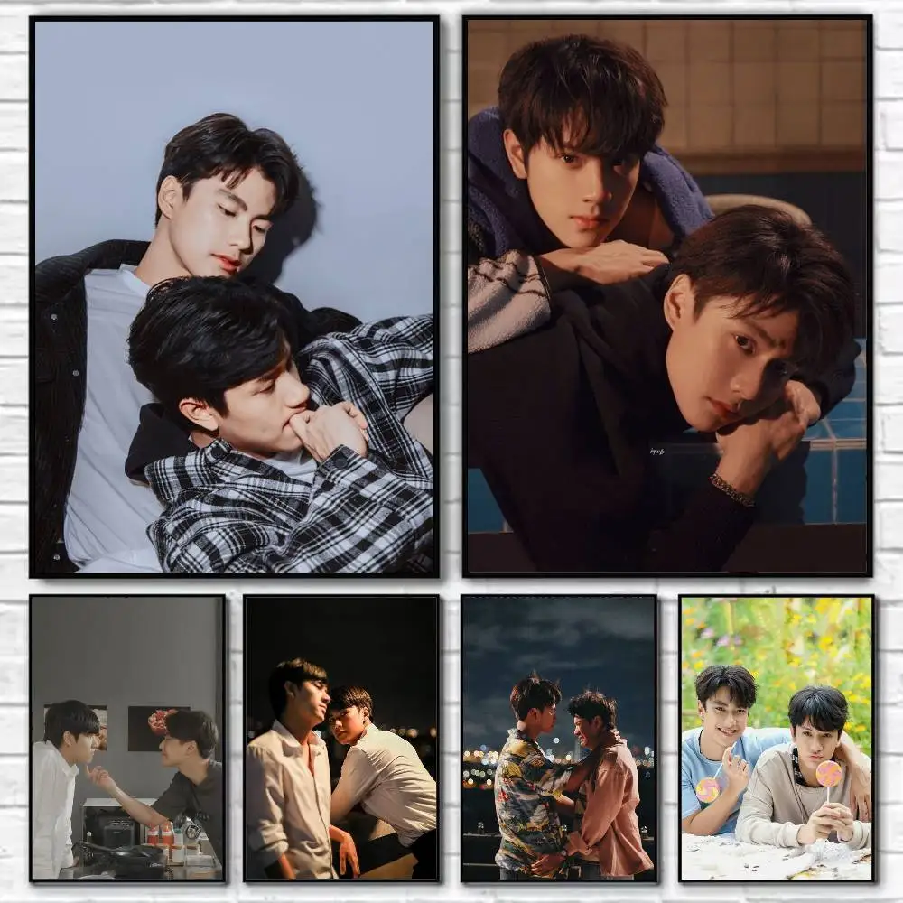 B-Bad Buddy TV Series Poster Self-adhesive Art Waterproof Paper Sticker Coffee House Bar Room Wall Decor