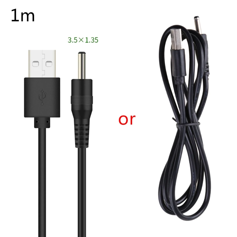 USB Charging Cable Cord Universal USB to for DC 5.5x2.1 5.5x2.5 3.5x1.35 4.0x1.7