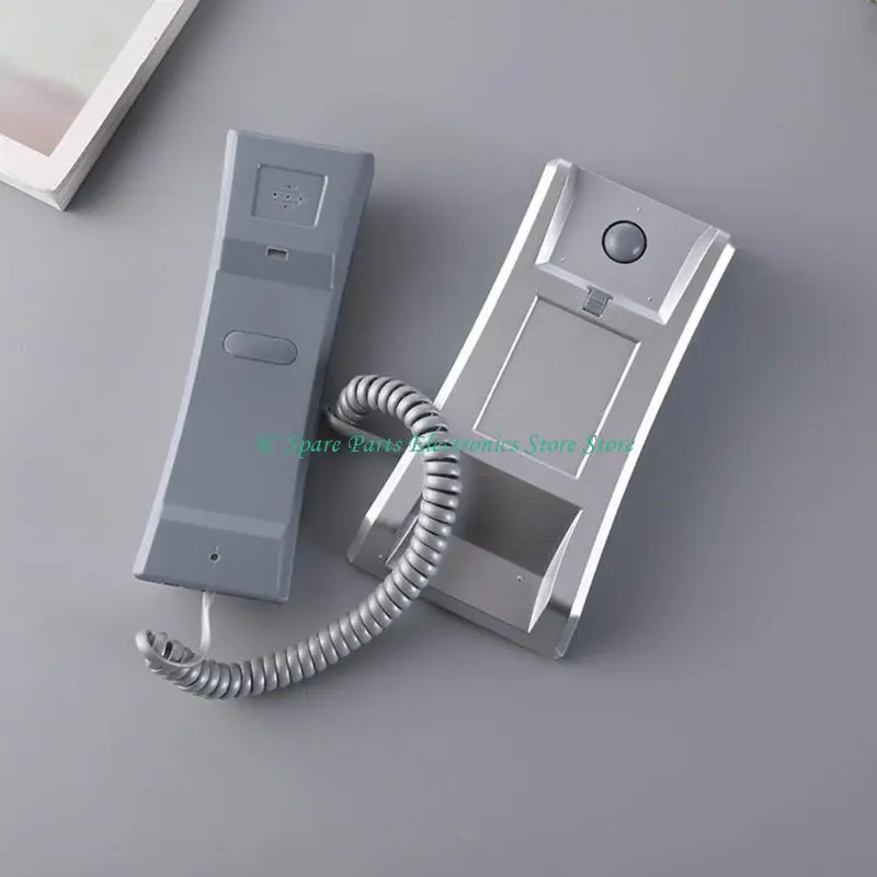 SZ Landline Telephone Corded Phone Wall Mountable Telephone Mini Size Landline Phone Small Line Powered Telephone for Hotel