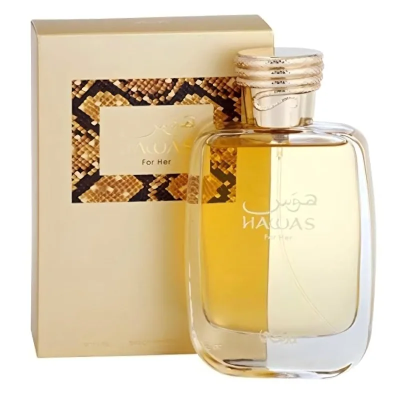 100ML RASASI Hawas for Her Pheromone Fragrance Arabian Women's Perfume Pheromone Cologne for Man Birthday Present Makeup Beauty