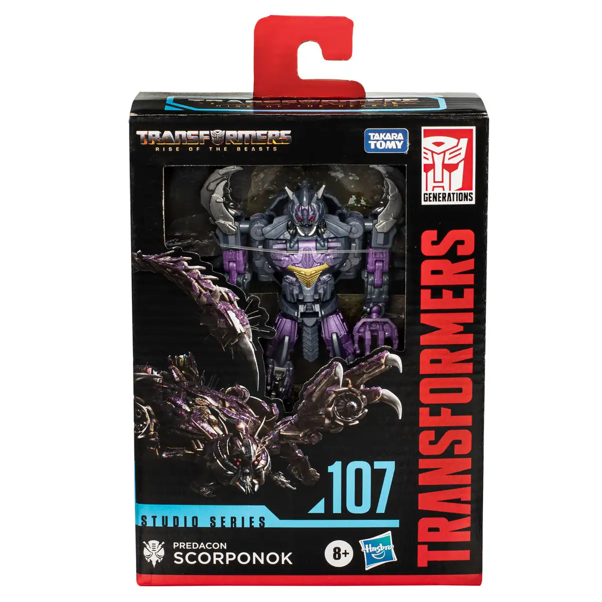 Hasbro In Stock 14cm Original Action Figure Transformers Rise of the Beasts Deluxe SS107 Scorponok Model Toy Hobby Gifts