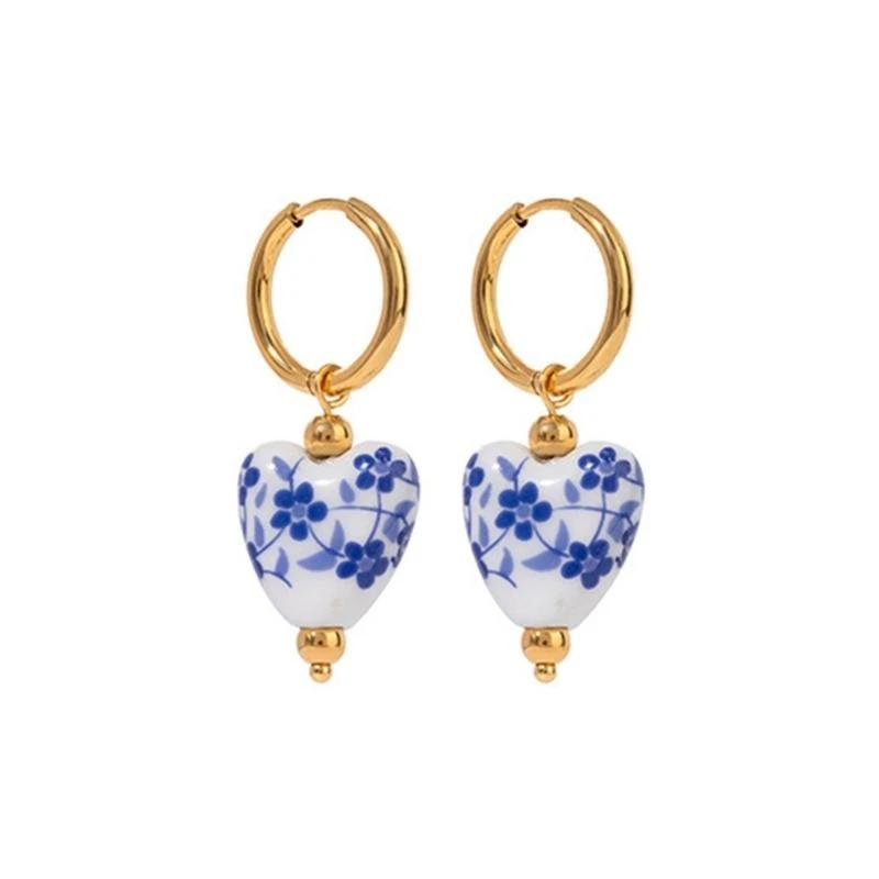 

HXBF Fashionable Sturdy Stainless Steel Materials Earrings in Elegant Vacation Styles for Trendy Fashion Lovers Casual Wear