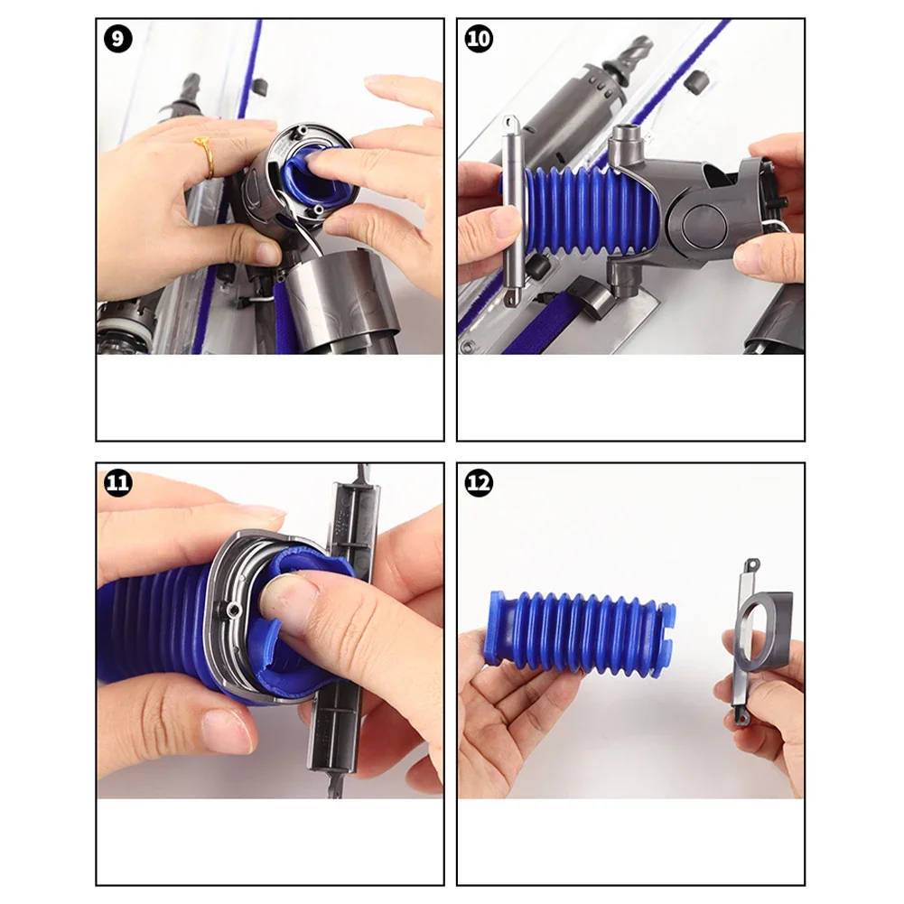 Mangueira de sucção de veludo macio, Chave de fenda adequada para Dyson V8 Slim Digital Slim V12 Slim, confiável para uso