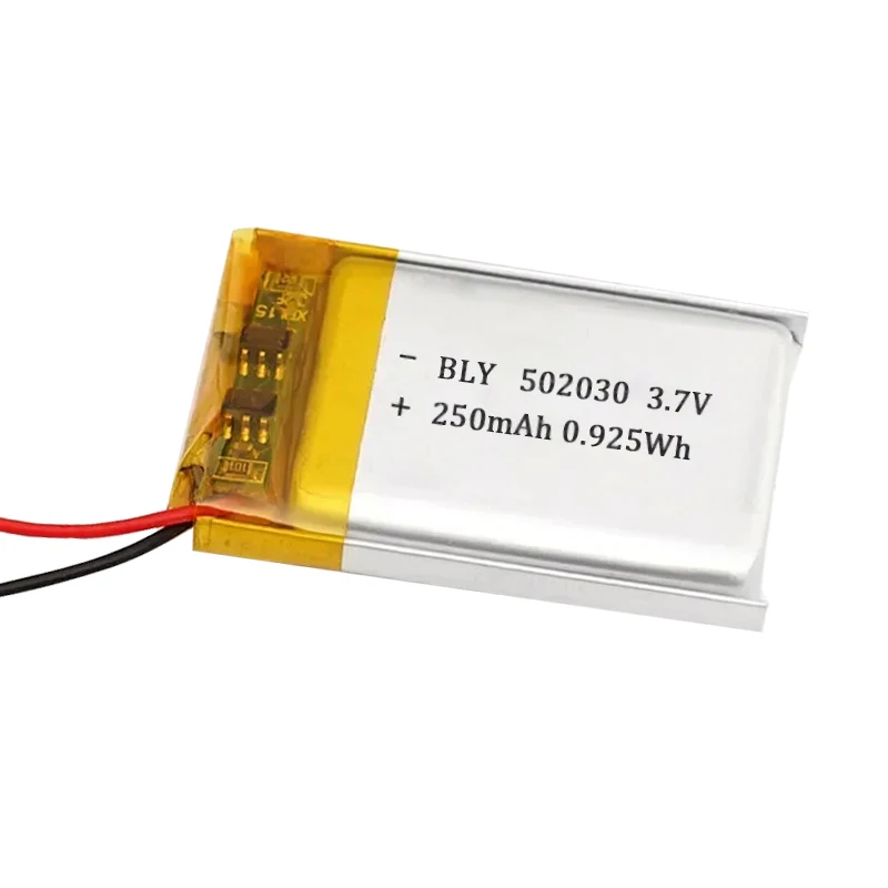 5 قطعة عالية الجودة 3.7 فولت 250 مللي أمبير 502030 بطاريات بوليمر قابلة للشحن يبو ليبو لى بو لعبة قوة البنك GPS المحمول أضواء التخييم لتقوم بها بنفسك