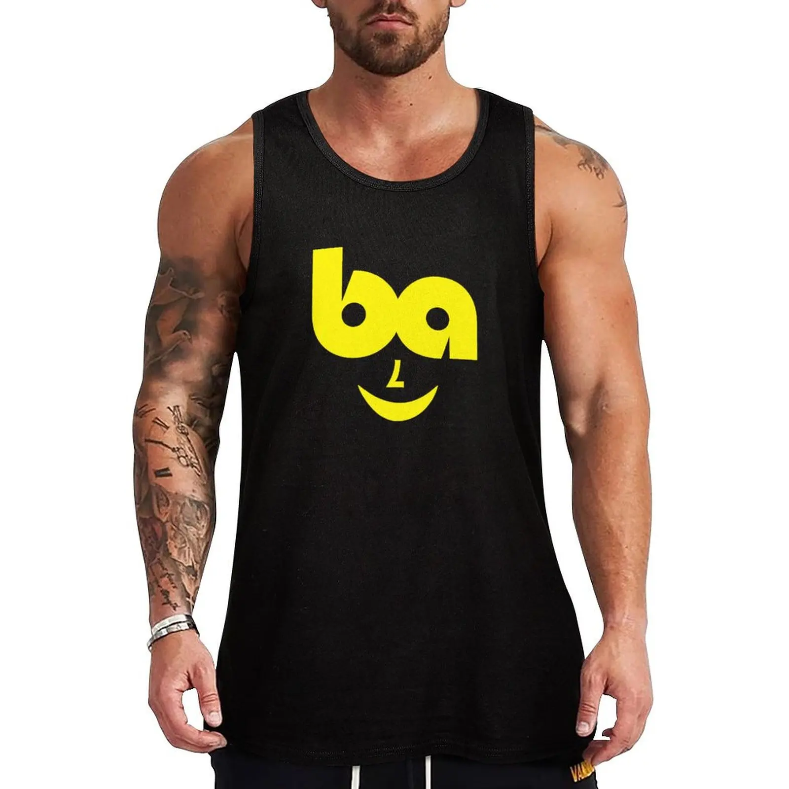 'Bon Accord' drinks - Face logo (1970s/80s) Tank Top sleeveless jackets sleeveless Men's t-shirts men clothings