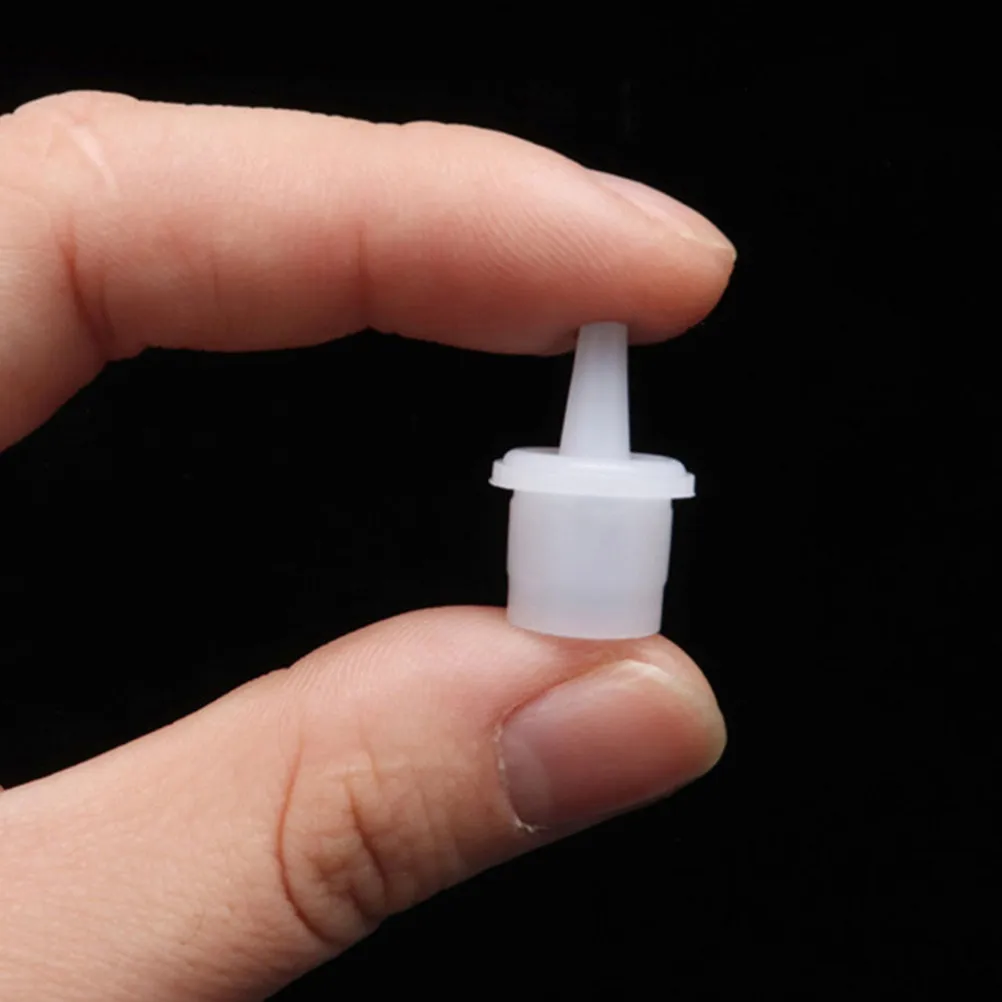 200Pcs Eyelash Glue Bottle Plugs Replacement Universal Lash Glue Nozzle Caps for Salon Beauty Tools Eyelash Extension